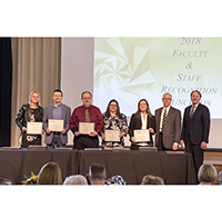 2018 College of Science Faculty and Staff Awards Program